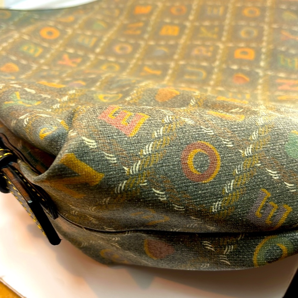 Dooney Bourke Spell Out Bucket Hobo Satchel - Picture 3 of 10